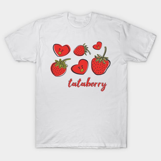 TATABERRY (BT21) T-Shirt by goldiecloset